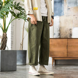 Privathinker Men Autumn Vintage Army Green Joggers 2019 Mens Loose Srraight Slim-fit Pants Male Fashion Streetwear Cargo Pants