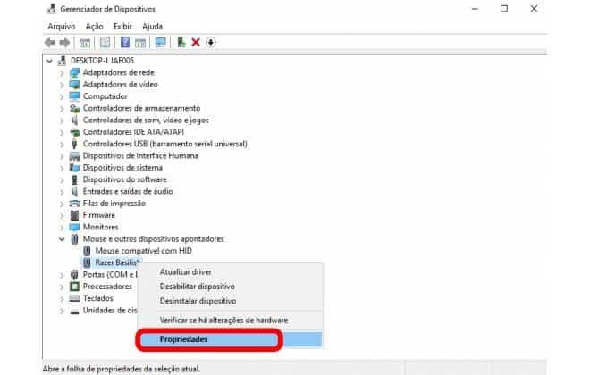 Verificação de drivers e atualizações de software